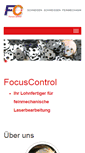 Mobile Screenshot of focuscontrol.de