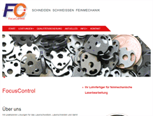 Tablet Screenshot of focuscontrol.de